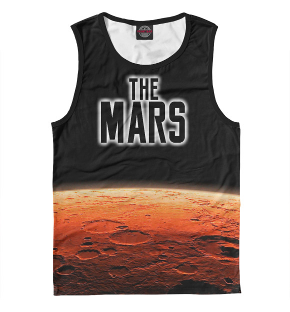 Майка для мальчика с изображением The Mars цвета Белый