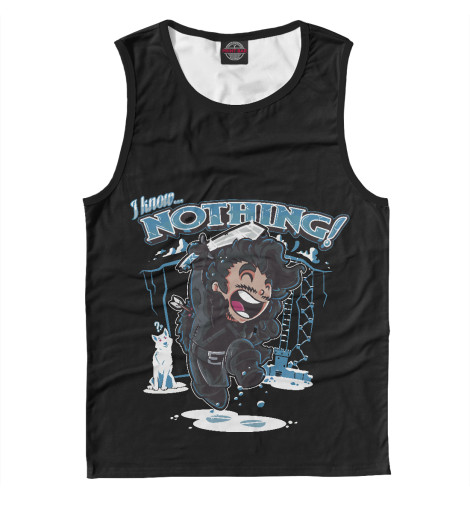 

Майки Print Bar, Белый, Джон Сноу