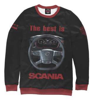 Свитшот для девочек The best is SCANIA