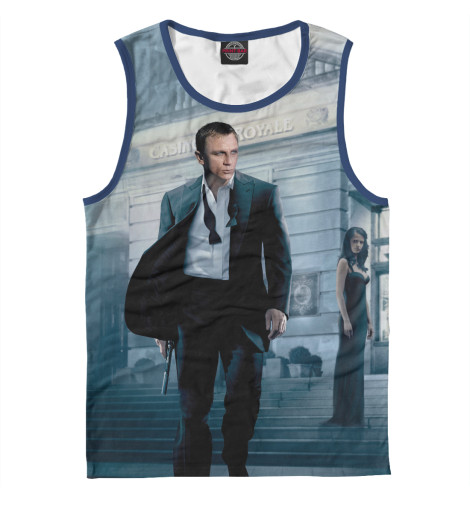 

Майки Print Bar, Белый, Джеймс Бонд