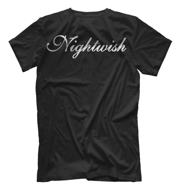 Мужская футболка с изображением Nightwish цвета Белый