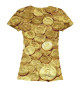 Женская футболка Золотые монеты