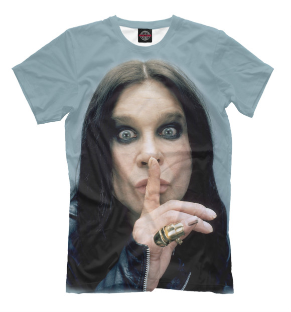 Футболка для мальчиков с изображением Ozzy Osbourne цвета Серый