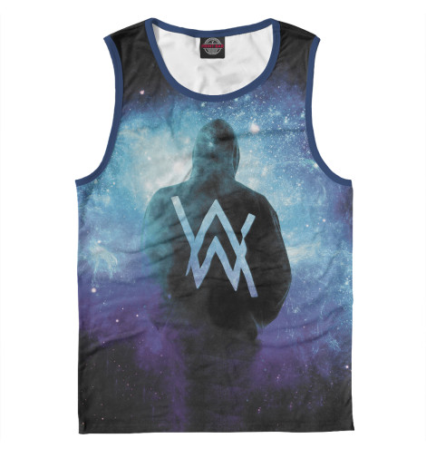 

Майки Print Bar, Белый, Alan Walker