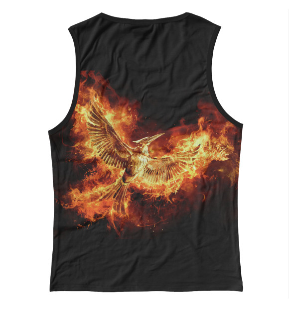 Майка для девочки с изображением Сойка пересмешница цвета Белый