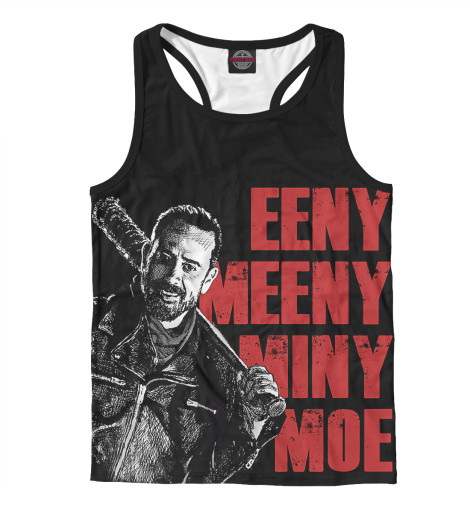 

Майки борцовки Print Bar, Белый, Negan