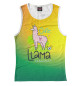 Майка для девочки Cute Lama