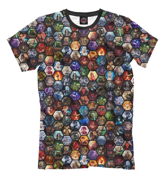 Футболка для мальчиков с изображением Dota 2 цвета Молочно-белый