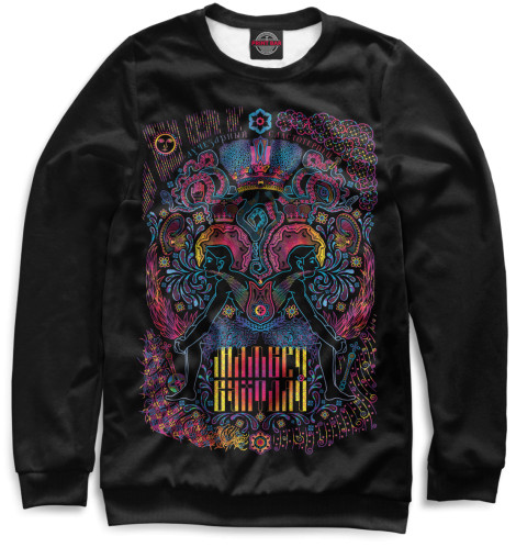 

Свитшоты Print Bar, Белый, Psychedelic