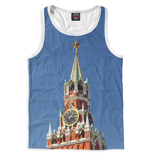 

Майки борцовки Print Bar, Белый, Спасская башня