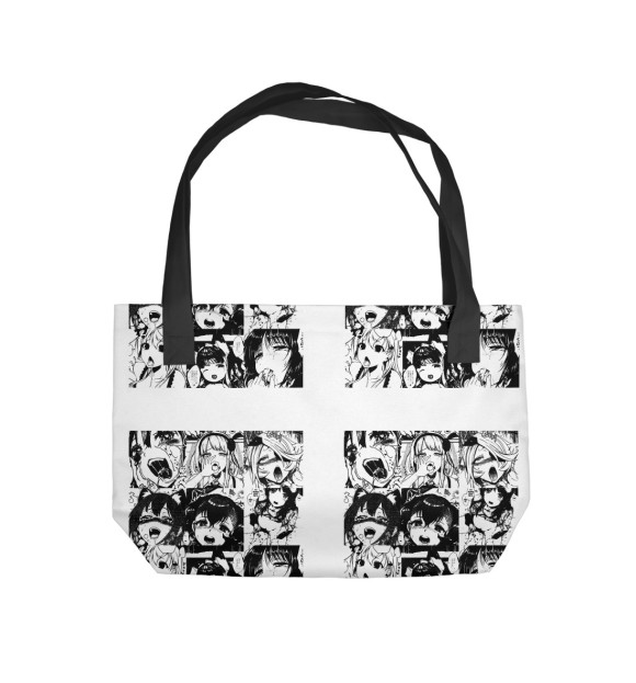 Пляжная сумка с изображением Dark anime цвета 