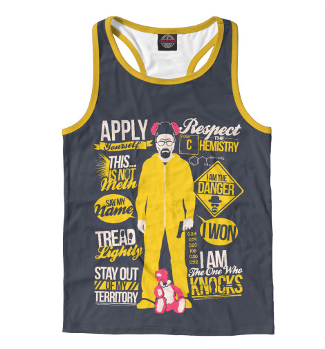 

Майки борцовки Print Bar, Белый, Breaking Bad