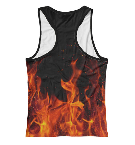 

Майки борцовки Print Bar, Белый, Стихия огня