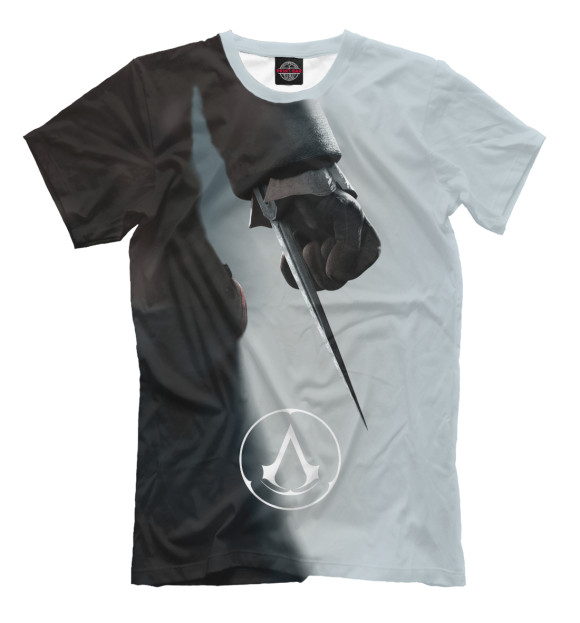 Мужская футболка с изображением Hidden Blade цвета Бежевый