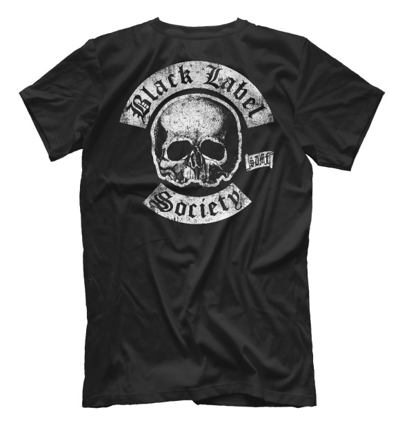 Мужская футболка с изображением Zakk Wylde & Black Label Society цвета Белый