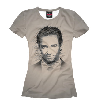 Женская футболка Hugh Jackman - Хью Джекман