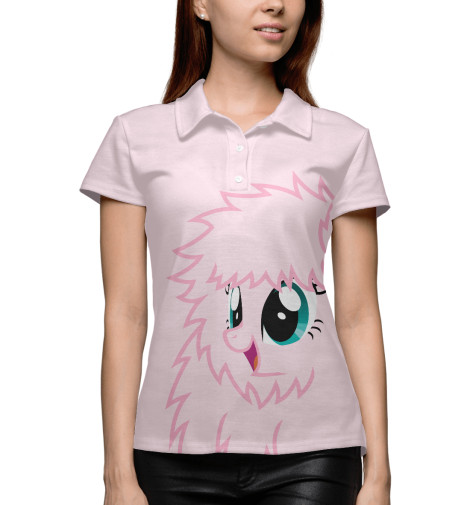 

Поло Print Bar, Белый, Fluffle Puff