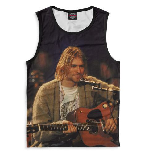 

Майки Print Bar, Белый, Kurt Cobain