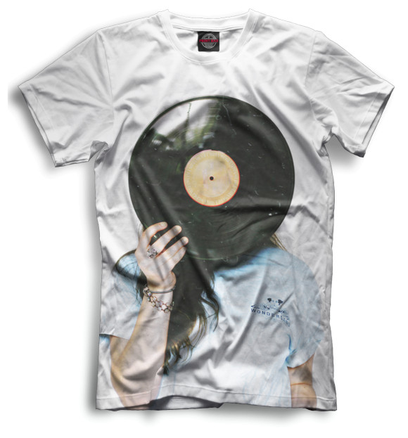 Мужская футболка с изображением Trance цвета Черный