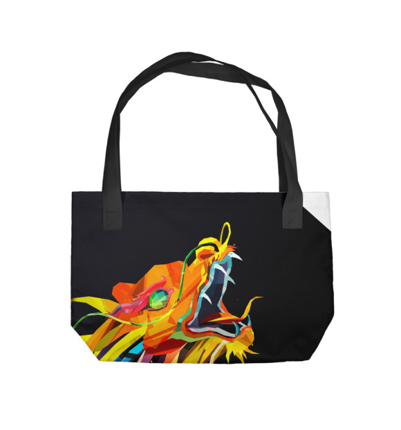 Пляжная сумка с изображением Дракон цвета 