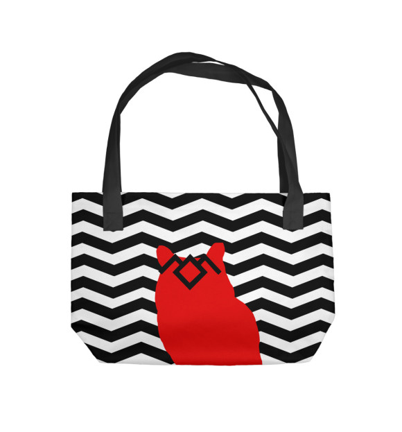 Пляжная сумка с изображением Owl цвета 