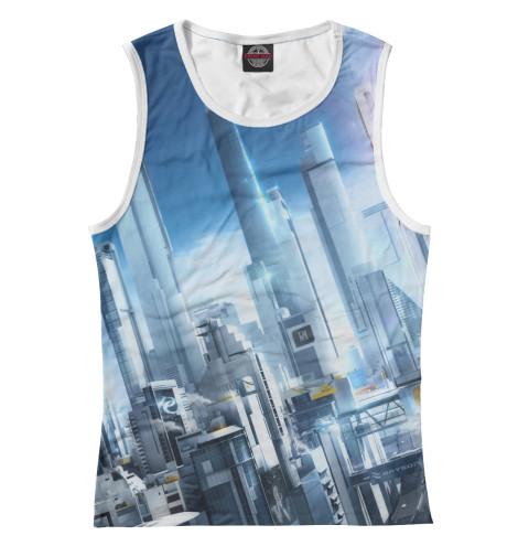 

Майки Print Bar, Белый, Mirror's Edge