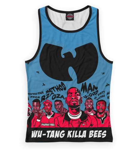 

Майки борцовки Print Bar, Белый, Wu-Tang Clan