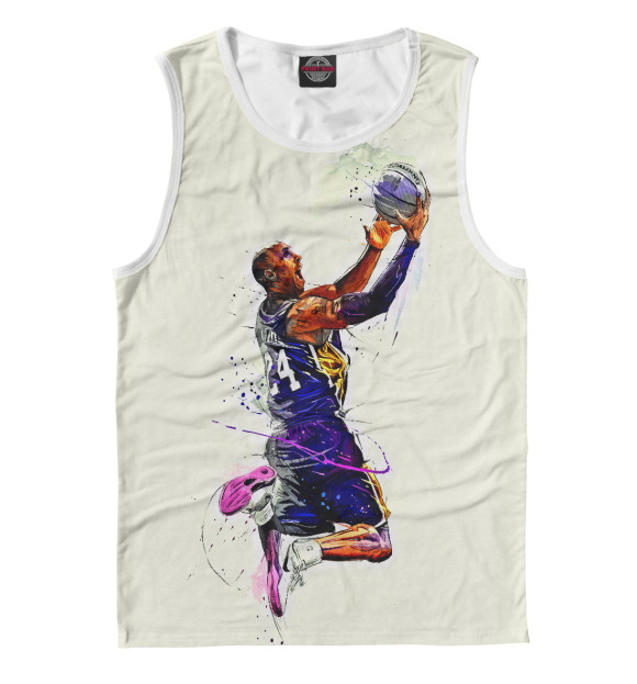 Майка для мальчика с изображением Kobe Bryant цвета Белый