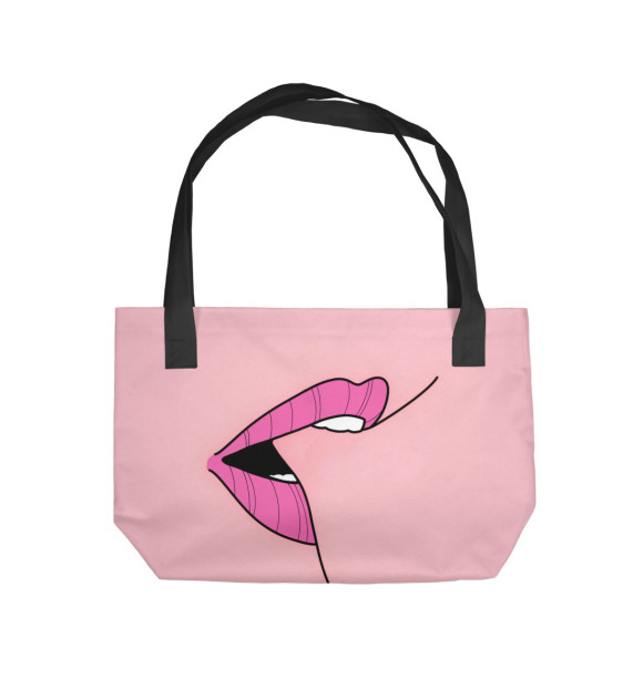 Пляжная сумка с изображением Кусь цвета 