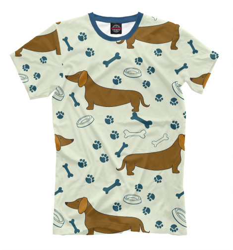 

Футболки Print Bar, Бежевый, Таксы