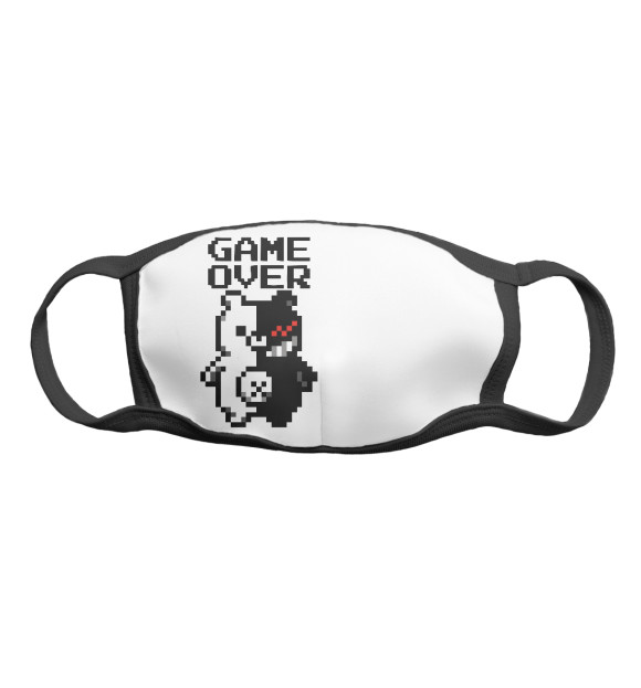 Маска тканевая с изображением Monokuma цвета Белый