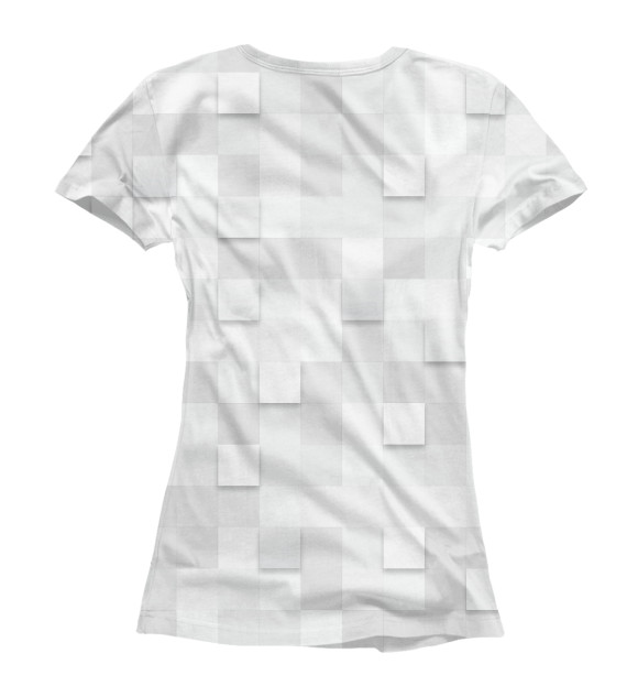 Женская футболка с изображением Сhess Кnight цвета Белый