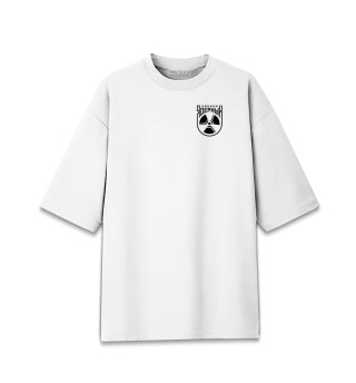 Женская футболка оверсайз Эмблема команды Ядерный хоккей