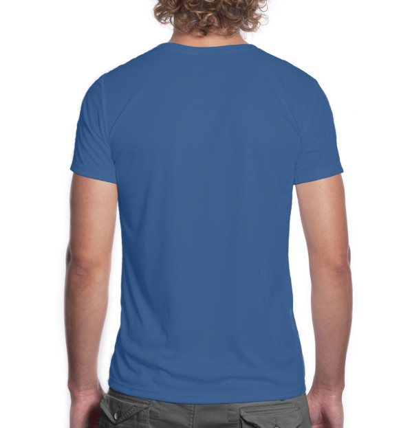 Мужская футболка с изображением Сборная Швеции цвета Белый