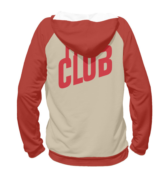 Женское худи с изображением Fight Club цвета Белый