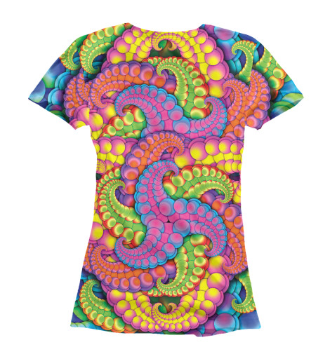 

Футболки Print Bar, Белый, Fractal Stars