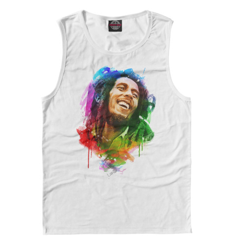 

Майки Print Bar, Белый, Bob Marley