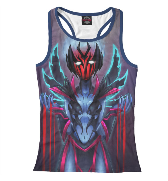 Женская майка-борцовка с изображением Vengeful spirit цвета Белый