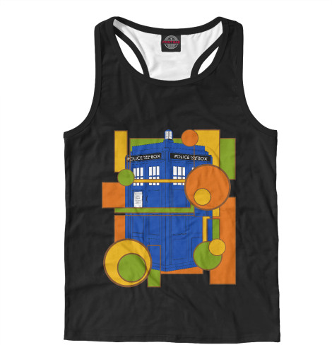 

Майки борцовки Print Bar, Белый, Tardis