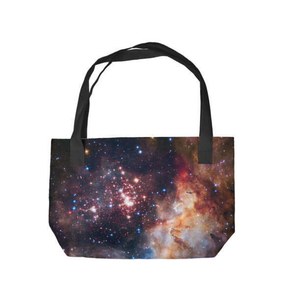 Пляжная сумка с изображением Космос цвета 