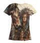 Женская футболка Индейская воительница