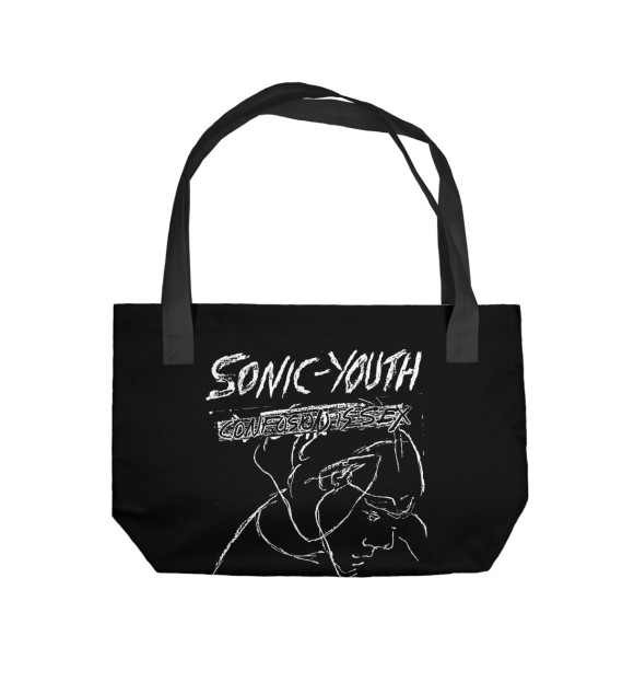 Пляжная сумка с изображением Sonic Youth цвета 