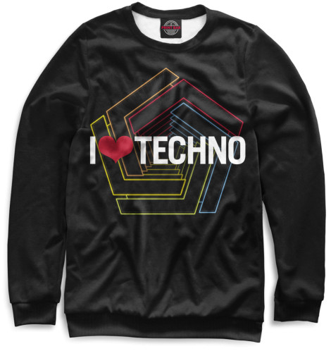 

Свитшоты Print Bar, Белый, Techno