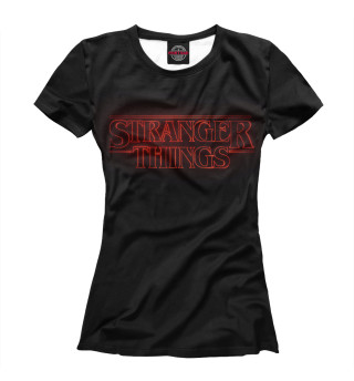 Женская футболка Stranger Things