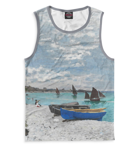 

Майки Print Bar, Белый, Пляж в Сен-Адрессе