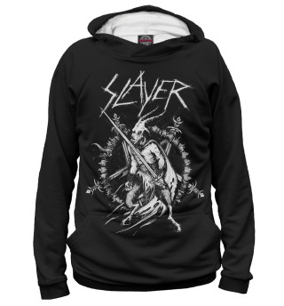 Мужское худи Slayer goat white