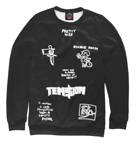 

Свитшоты Print Bar, Белый, Tattoo Ninja