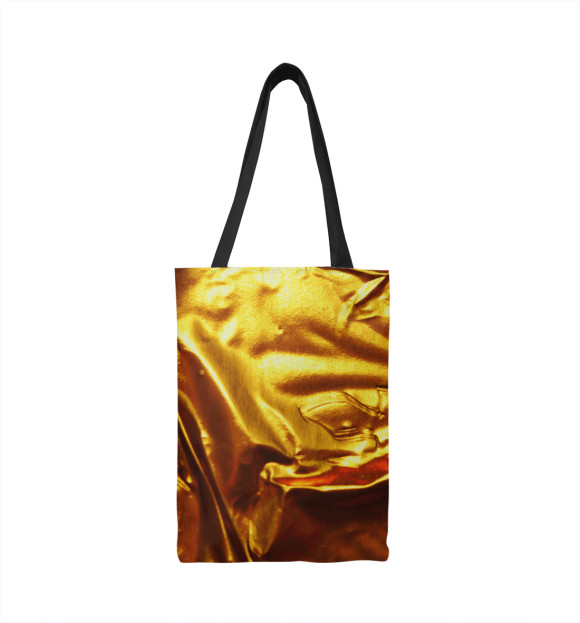 Сумка-шоппер с изображением Золотая фольга цвета 