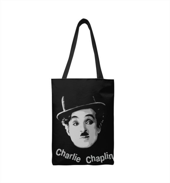 Сумка-шоппер с изображением Charlie Chaplin цвета 