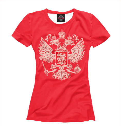 

Футболки Print Bar, Белый, герб на красном